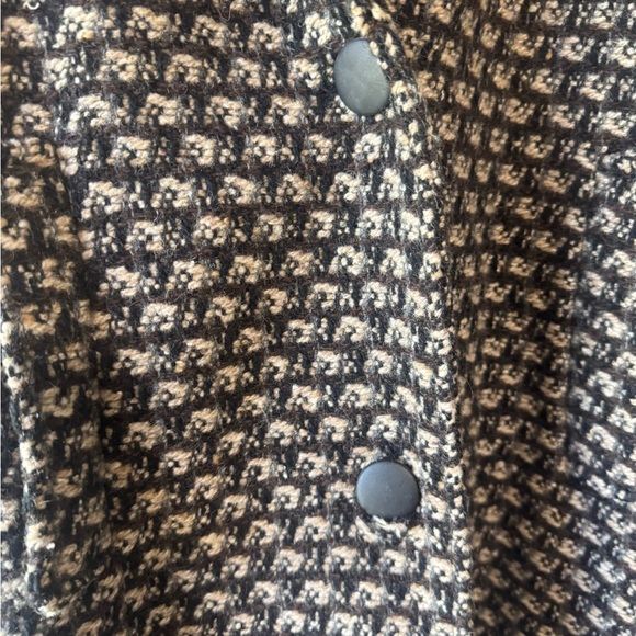 Vintage 1960s Shari Love Union Made Wool Coat with Leather Collar - Picture 3 of 11